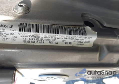 2005 Jeep Wrangler Sport from USA, damaged, VIN 1J4FA49S25P342495